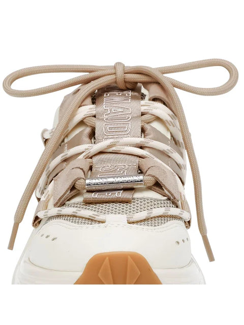 Steve Madden Women's  Light Beige Tazmania Sneakers |  Steve Madden in Lebanon