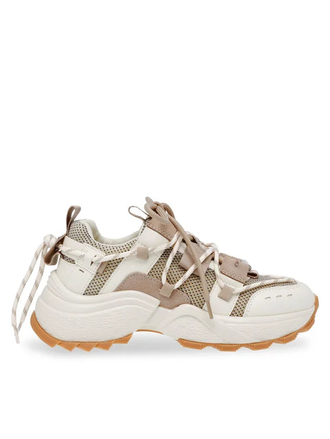 Steve Madden Women's  Light Beige Tazmania Sneakers |  Steve Madden in Lebanon
