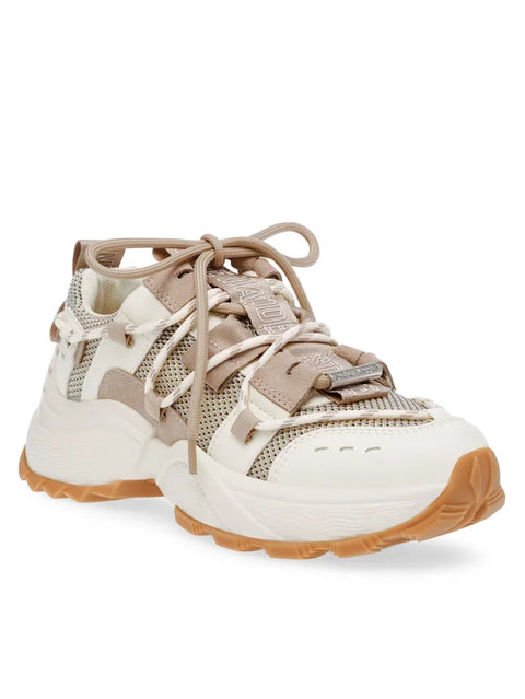 Steve Madden Women's  Light Beige Tazmania Sneakers |  Steve Madden in Lebanon