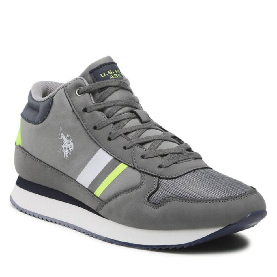 U.S. Polo Assn. Men's Gray Nobil Sneakers