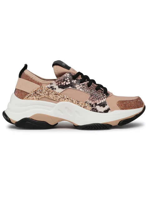 Steve Madden Women's Rose Gold Animal Printed Ajax Sneakers |Steve Madden In Lebanon