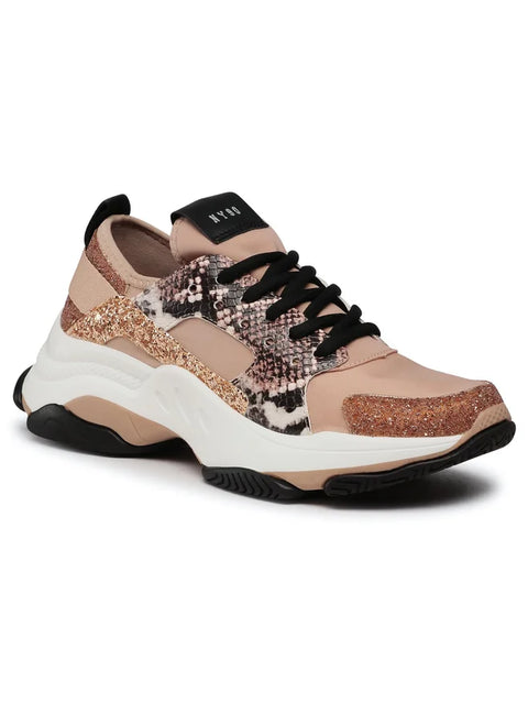 Steve Madden Women's Rose Gold Animal Printed Ajax Sneakers |Steve Madden In Lebanon