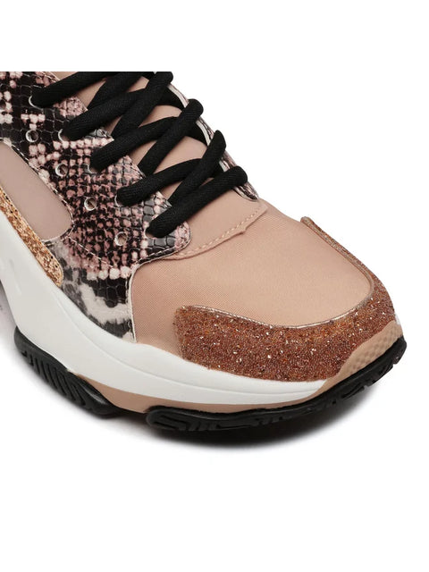 Steve Madden Women's Rose Gold Animal Printed Ajax Sneakers |Steve Madden In Lebanon