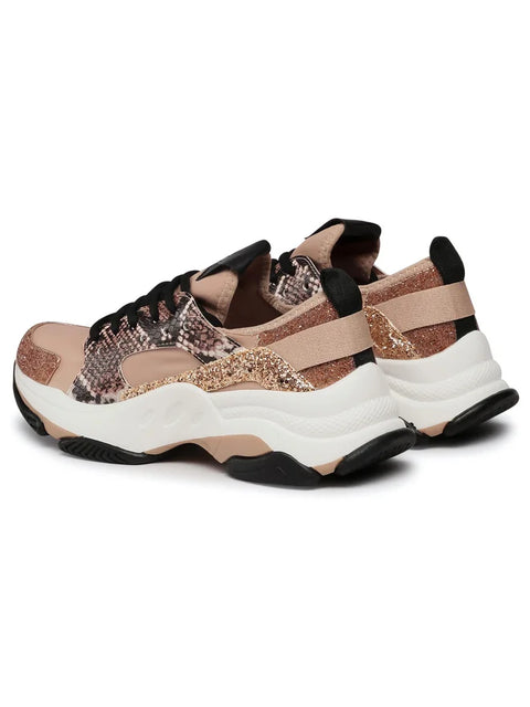 Steve Madden Women's Rose Gold Animal Printed Ajax Sneakers |Steve Madden In Lebanon