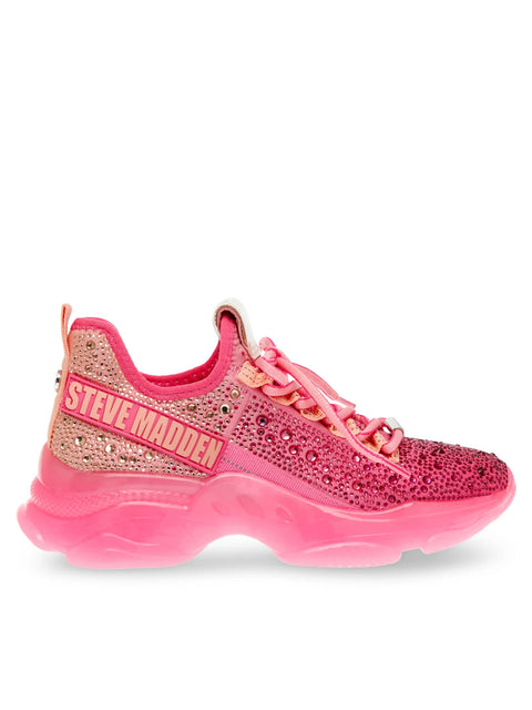 Steve Madden Women's Pink Mistica Sneakers | Steve Madden In Lebanon