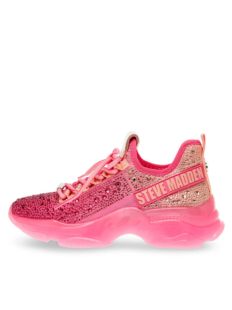 Steve Madden Women's Pink Mistica Sneakers | Steve Madden In Lebanon