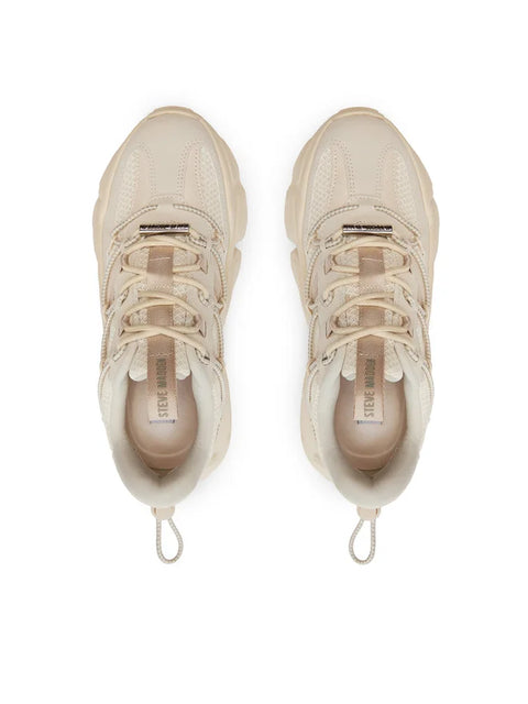 Steve Madden Women's Beige Spectator Sneakers | Steve Madden In Lebanon
