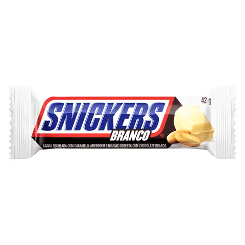 Snickers Branco White Chocolate Bar 42g | Snickers In Lebanon