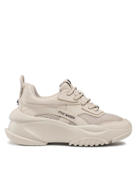 Steve Madden Women's Beige Belissimo Sneakers | Steve Madden In Lebanon