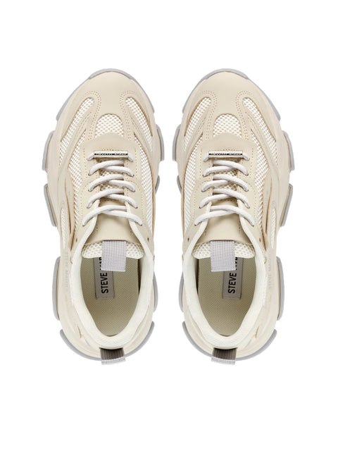 Steve Madden Women's Bone & Blue Possession-E Sneakers | Steve Madden In Lebanon