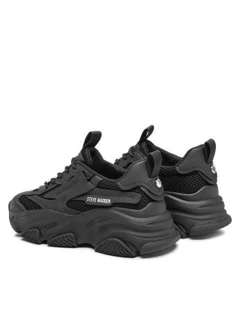 Steve Madden Women's Black Possession-E Sneakers | Steve Madden In Lebanon