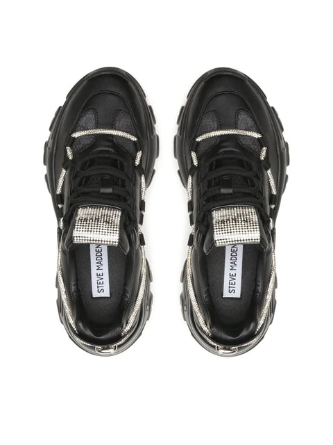 Steve Madden Women's Black Miracles Sneakers |Steve Madden In Lebanon