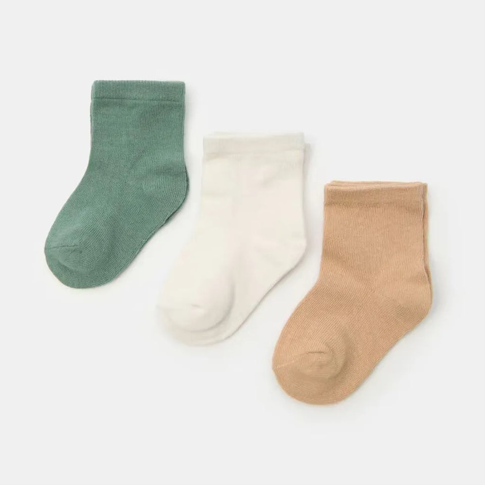 Sinsay Baby Boy's Multicolor 3-Pack Plain Socks