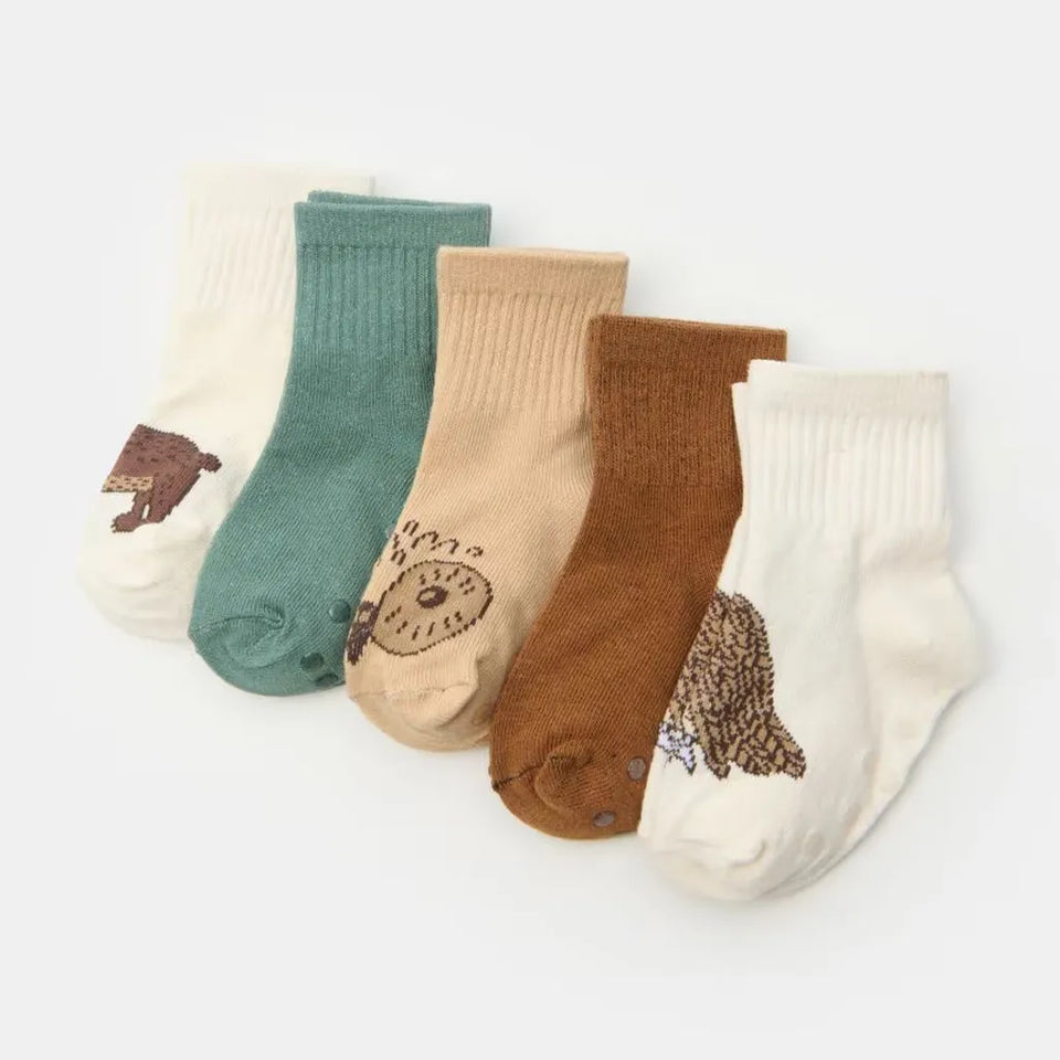 Sinsay Baby Boy's Multicolor 5-Pack Animal Design Socks