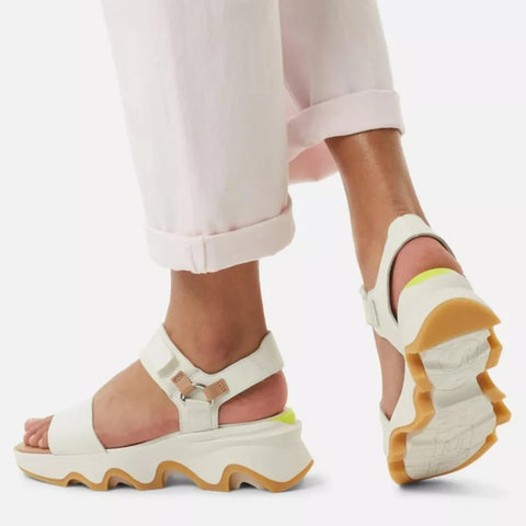Sorel Women's White Kinetic Impact Y-Strap Sandal | Sorel In Lebanon