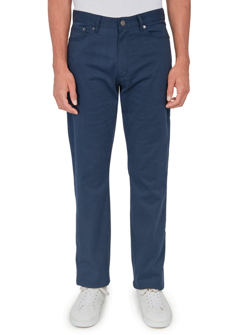 Society Of Threads Men's Petrol 5 Pockets Pants |Society Of Threads In Lebanon