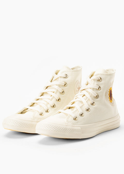 Converse Unisex Egret Light Gold Taylor All Star HI Sneakers | Converse In Lebanon