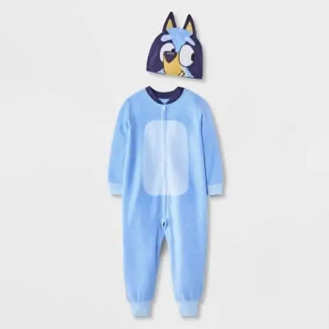 Bluey Baby Boy Character Hooded Zip-Up Jumpsuit/Costume Pajama Set | Bluey in Lebanon