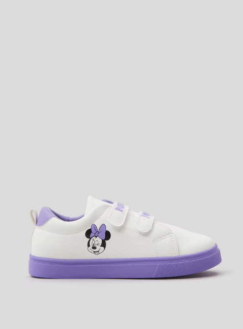 Sinsay Girl's White & Purple Sneakers ANSK39