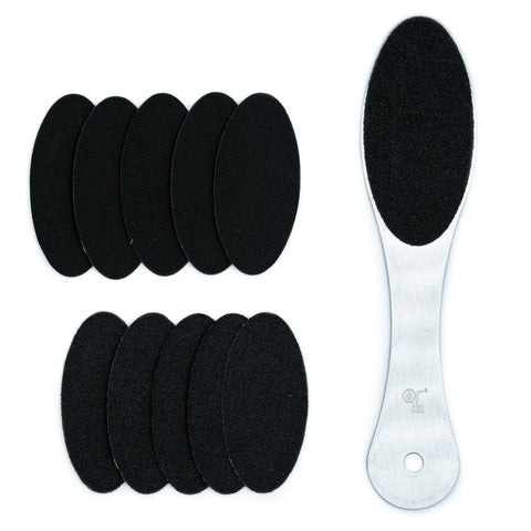 OR Bleu Stainless Foot File With Refill Grits orb-47 shr