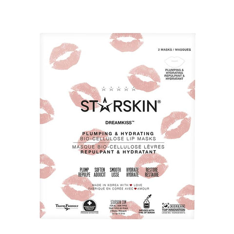 Starskin Dreamkiss Plumping & Hydrating Bio-Cellulose Lip Mask (2 MASKS) ABM128