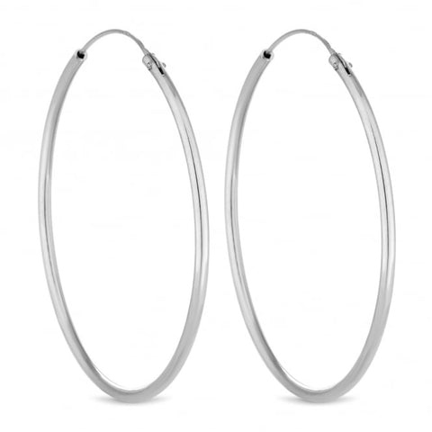 Kenneth Cole Women's Silver Hoop Earrings | Kenneth Cole In Lebanon