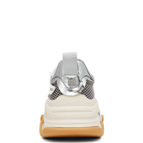 Steve Madden Women's Silver/Black Possession-E Sneakers | Steve Madden In Lebanon