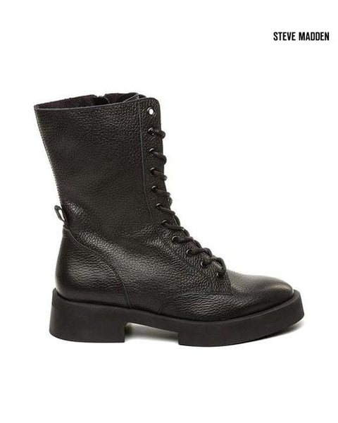 Steve Madden Women's Black Manou Leather Boots |Steve Madden in Lebanon