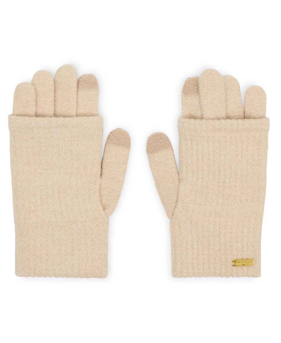 Steve Madden Women's Tan Cozy Touchscreen Gloves
