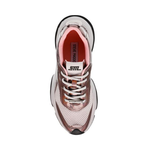 Steve Madden Women's Silver & Gray Belissimo Sneakers | Steve Madden In Lebanon