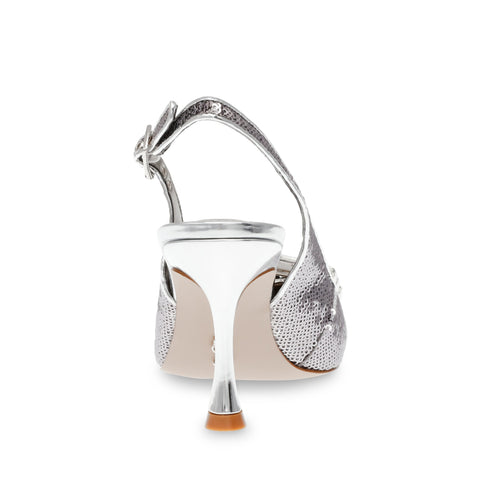 Steve Madden Women's Silver Sequins Close Up-S Heels | Steve Madden In Lebanon