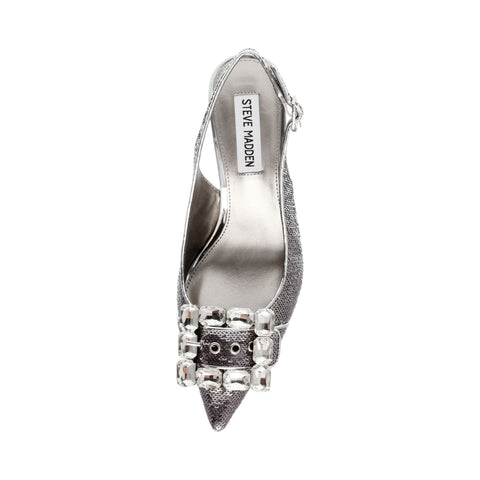 Steve Madden Women's Silver Sequins Close Up-S Heels | Steve Madden In Lebanon