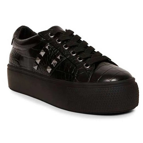 Steve Madden Women's Black Escala Sneakers | Steve Madden In Lebanon