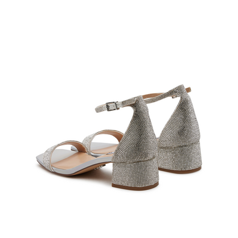 Steve Madden Women's Silver Gena R Heeled Sandal |Steve Madden In Lebanon