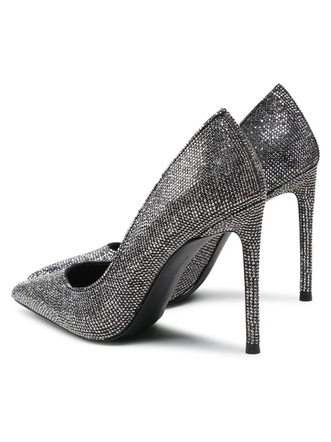 Steve Madden Women's Black Crystal Rhinestone Vala-R Heels | Steve Madden In Lebanon