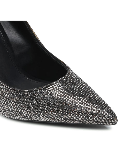 Steve Madden Women's Black Crystal Rhinestone Vala-R Heels | Steve Madden In Lebanon
