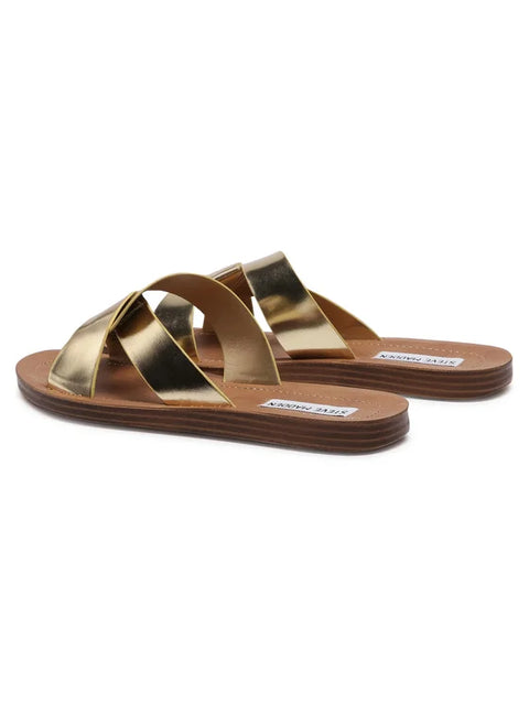 Steve Madden Women's Gold Realm Synthetic Slipper |Steve Madden In Lebanon
