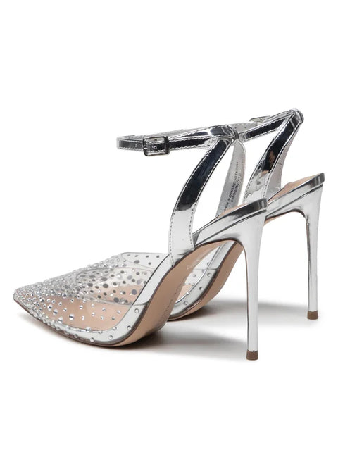 Steve Madden Women's Transparent Sliver Revert Heeled Sandal | Steve Madden In Lebanon