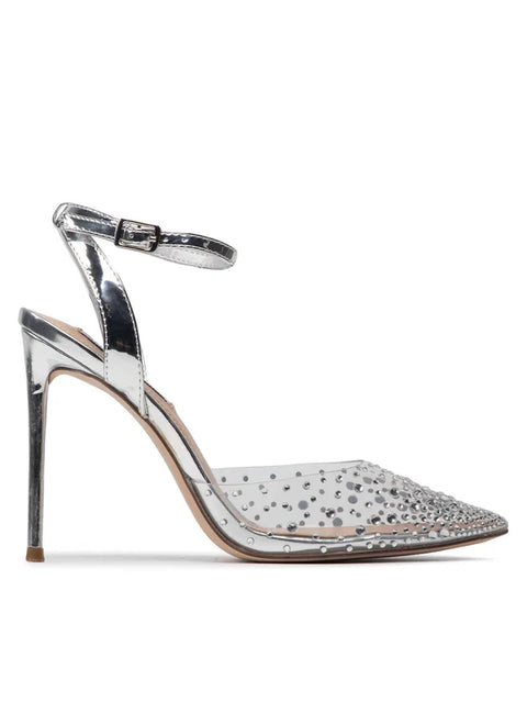Steve Madden Women's Transparent Sliver Revert Heeled Sandal | Steve Madden In Lebanon