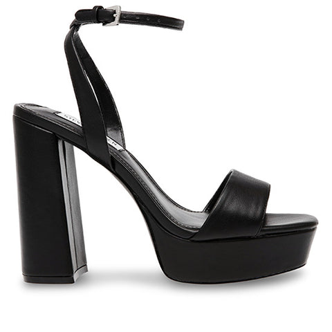 Steve Madden Women's Black Leesa Heeled Sandals | Steve Madden in Lebanon