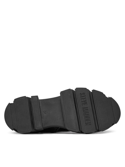 Steve Madden Women's Black Leather Scarponcini Boots | Steve Madden In Lebanon