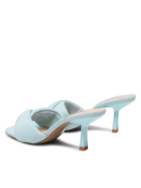 Steve Madden Women's Baby Blue Leather Thai Heeled Sandal |Steve Madden In Lebanon
