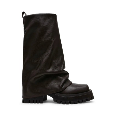 Steve Madden Women's Black Leather Shutter Boot|Steve Madden In Lebanon