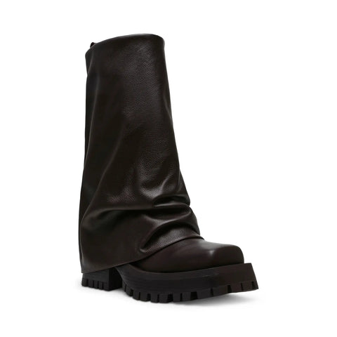 Steve Madden Women's Black Leather Shutter Boot|Steve Madden In Lebanon