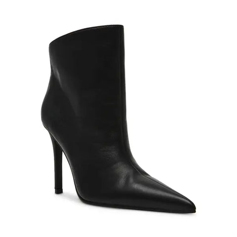 Steve Madden Women's Black Leather Sentine l Boots  | Steve Madden in Lebanon
