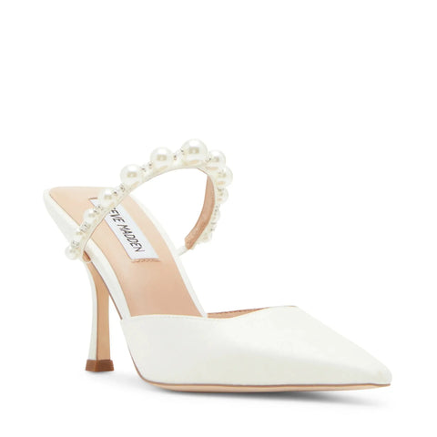 Steve Madden Women's White Brecki-P Heels | Steve Madden In Lebanon