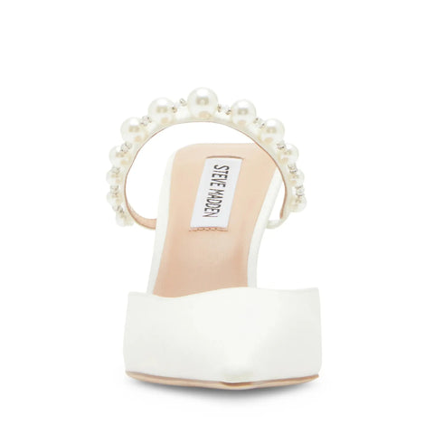 Steve Madden Women's White Brecki-P Heels | Steve Madden In Lebanon