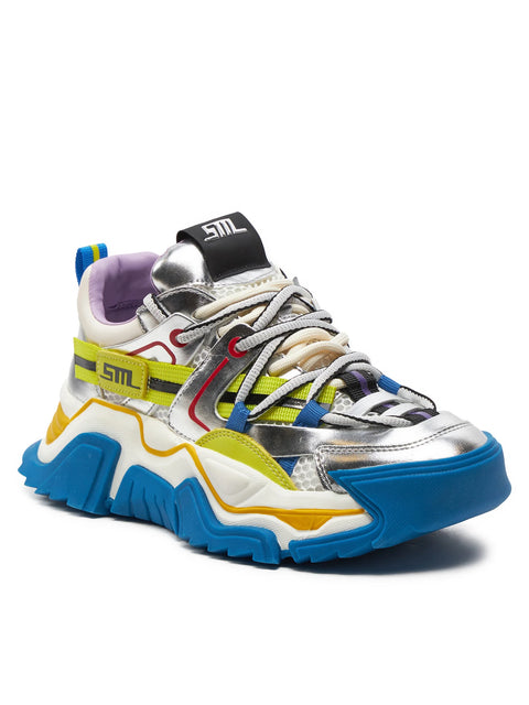 Steve Madden Women's Blue/Silver Kingdom-E Sneakers | Steve Madden In Lebanon