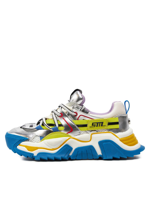 Steve Madden Women's Blue/Silver Kingdom-E Sneakers | Steve Madden In Lebanon