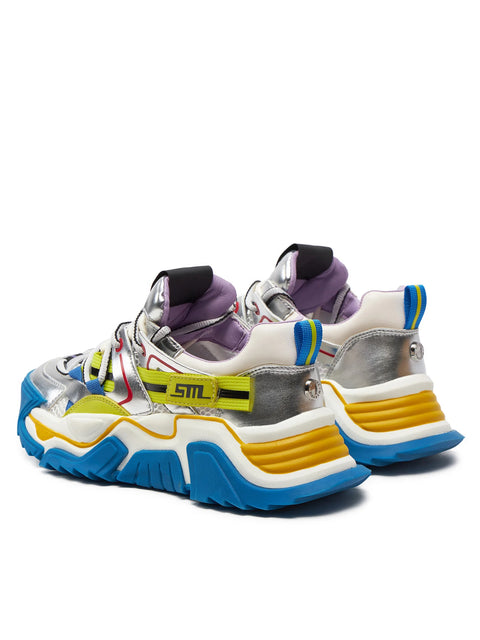 Steve Madden Women's Blue/Silver Kingdom-E Sneakers | Steve Madden In Lebanon